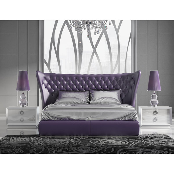 Hispania Home Klass Panel Bedroom Set Wayfair